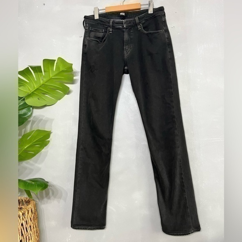 PAIGE | Federal Slim Straight Fit Jean Men’s Vintage Black Sheldon - size 31